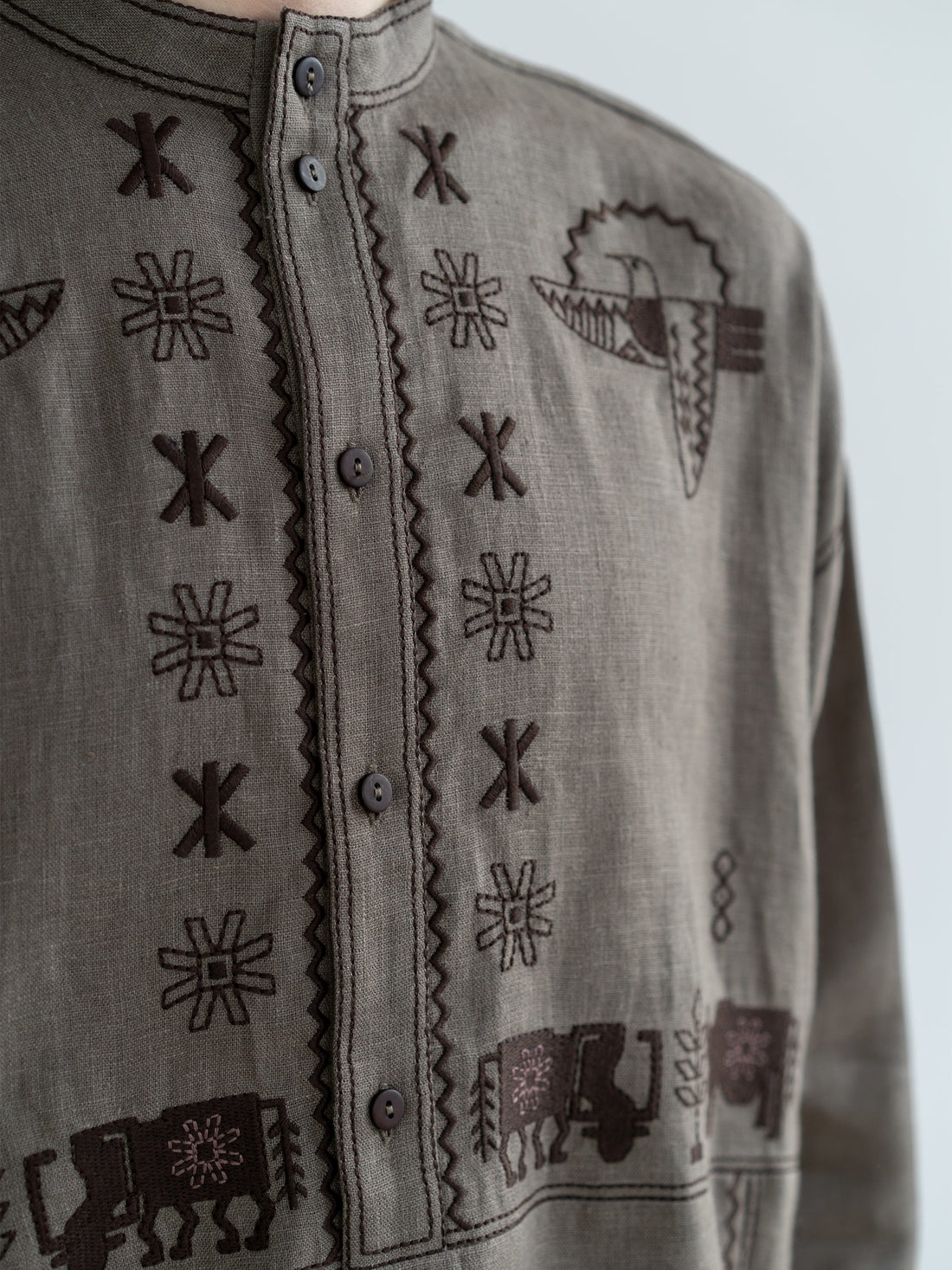 Adam Brown Men's Vyshyvanka Shirt