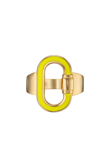 Carabine Ring in yellow and gold
