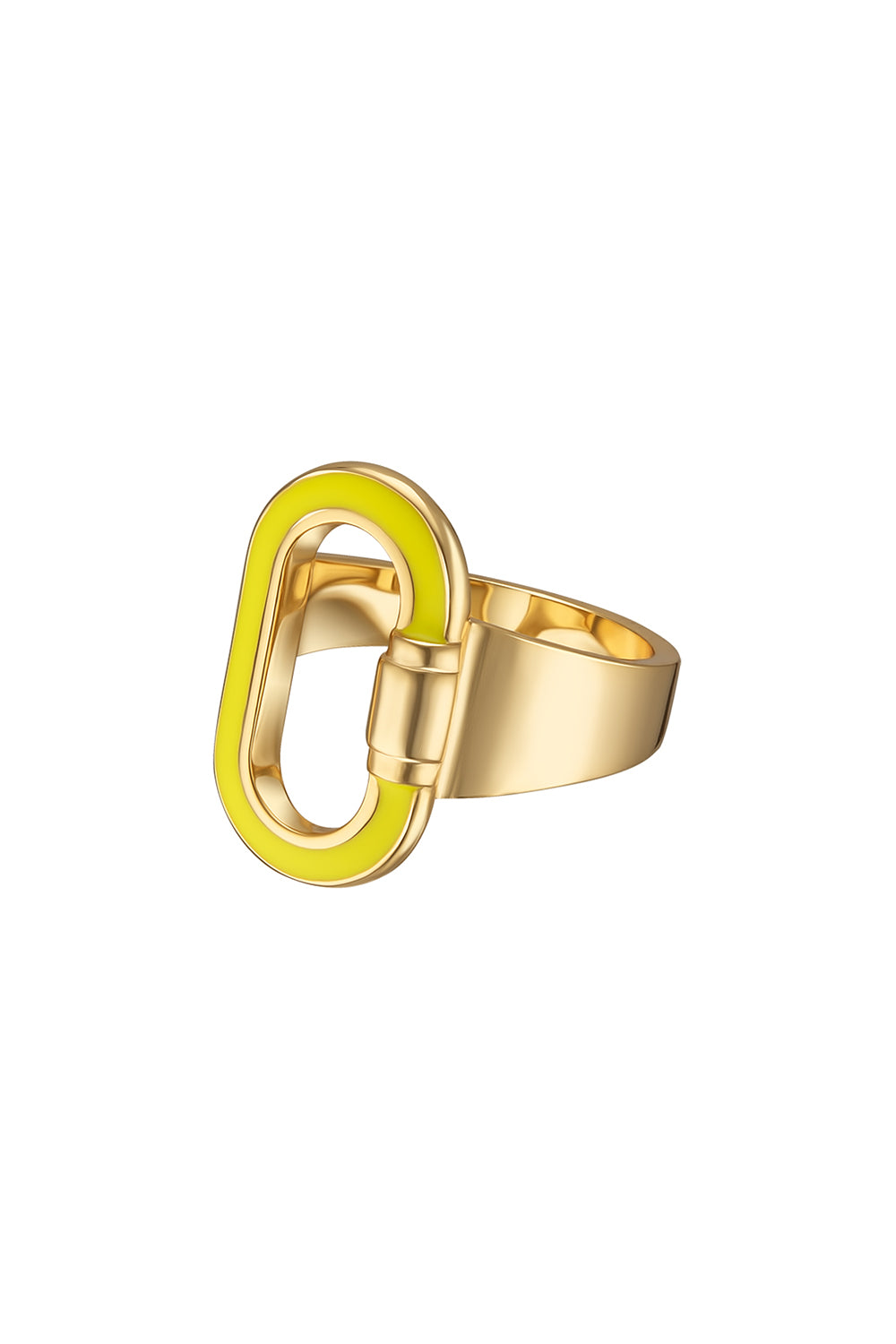Carabine Ring in yellow and gold