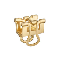 Binder Mono Earring in Gold