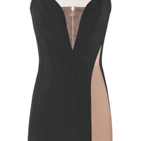 Corset Dress With Cut