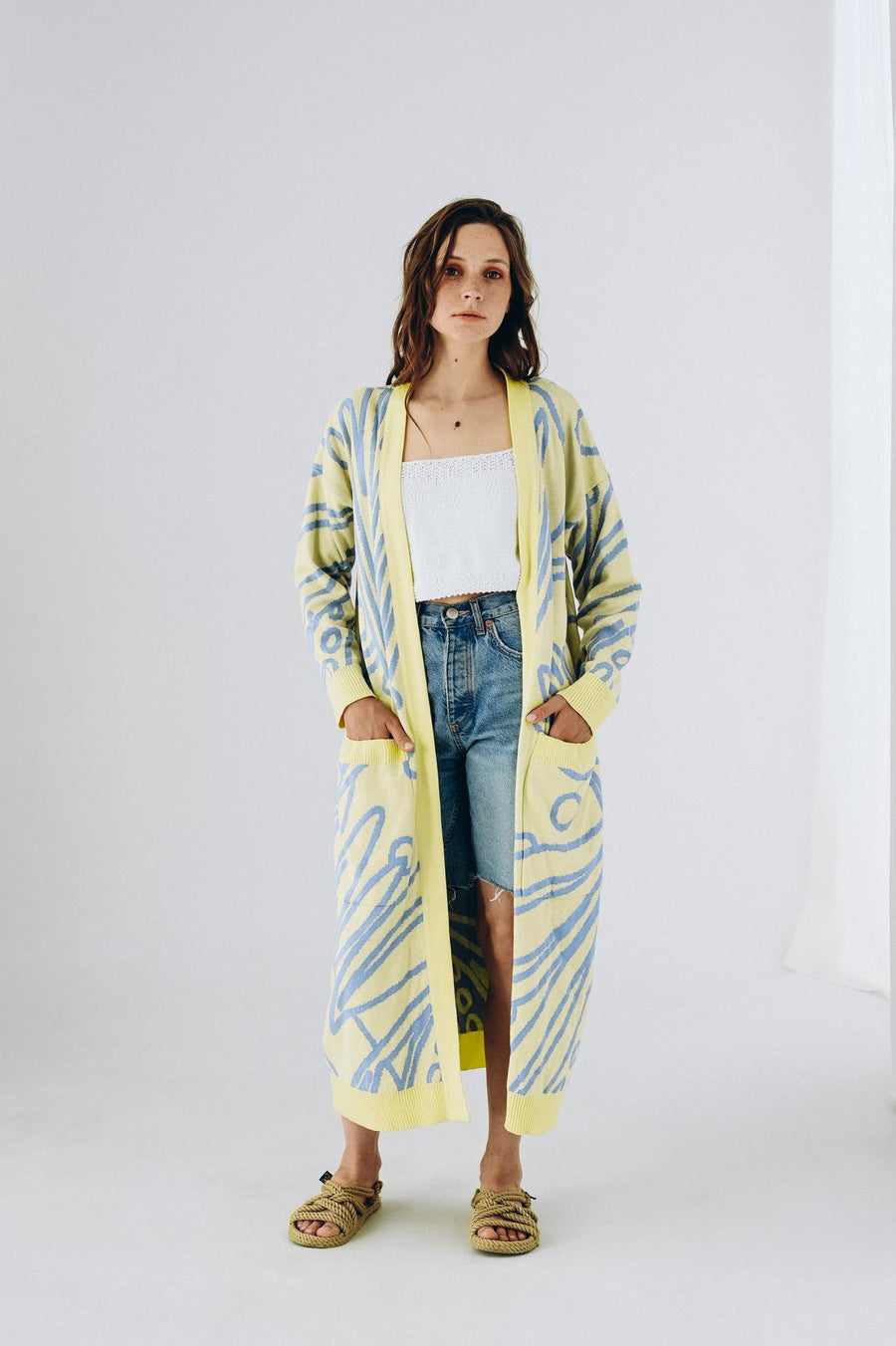 Cardigan Lollipop in yellow