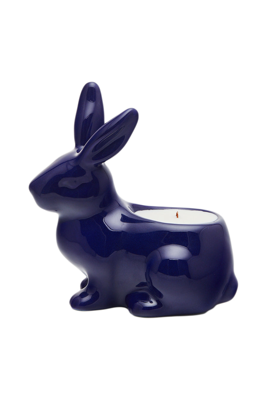 Blue Rabbit Candle