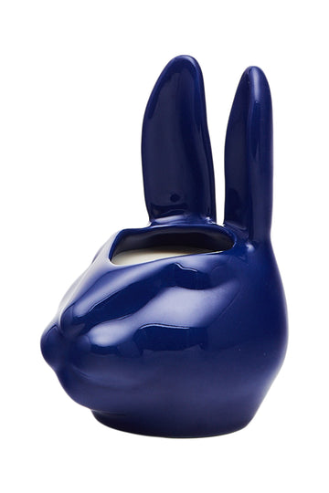 Blue Rabbit Head Candle