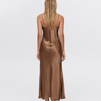 Brown Slip Dress