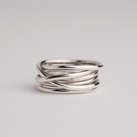 Pipe ring 11 in silver