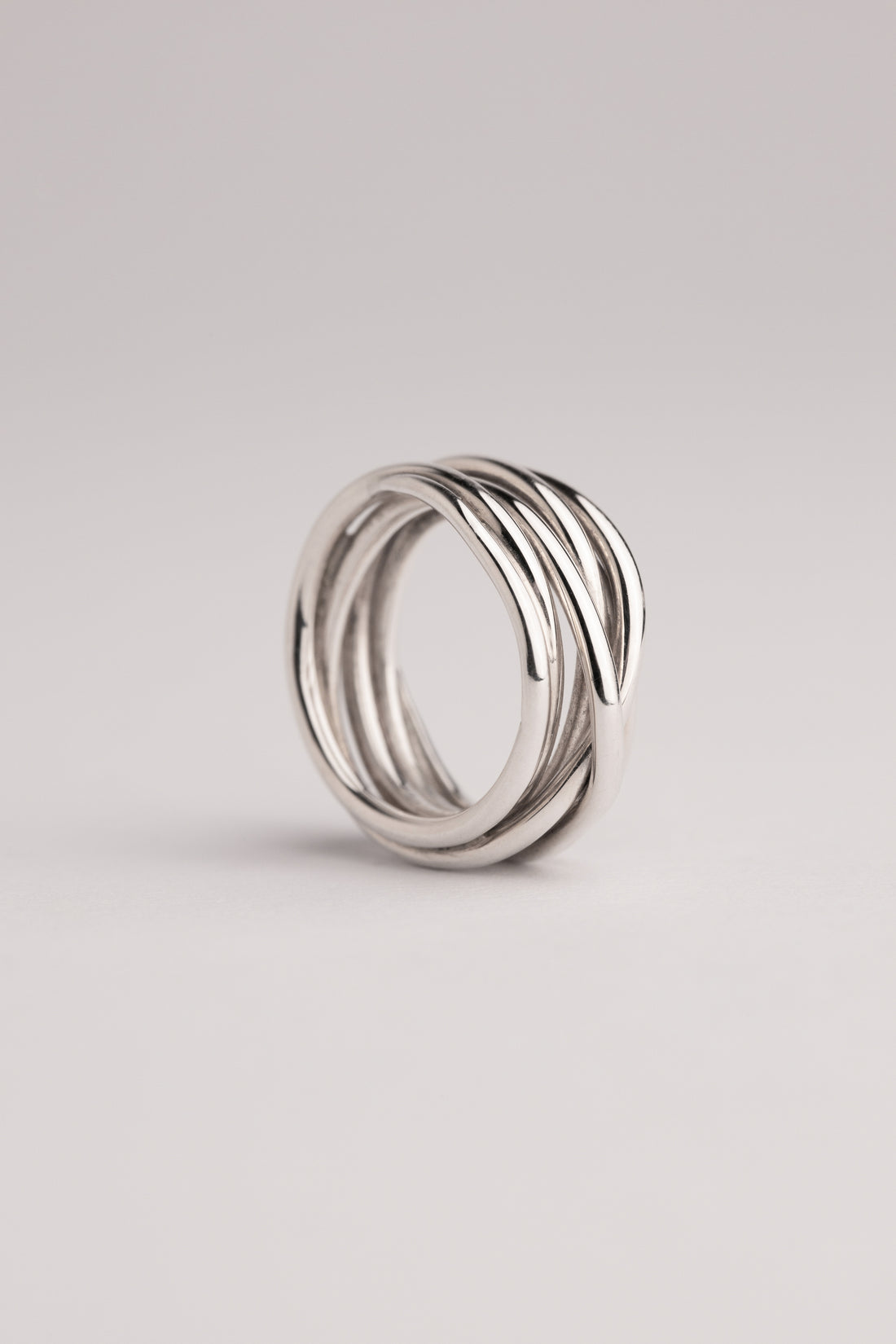 Pipe ring 11 in silver