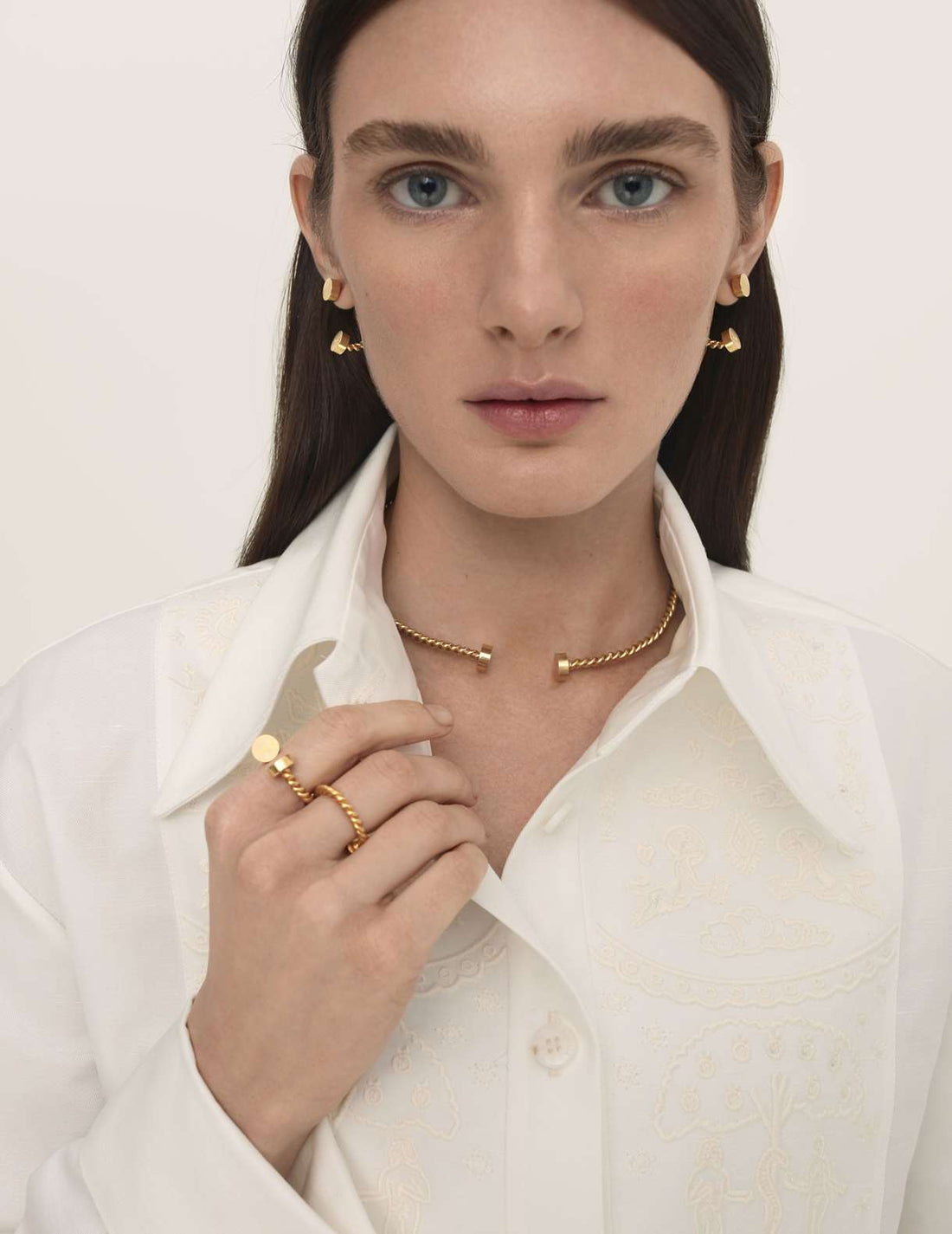 Hryvna earrings