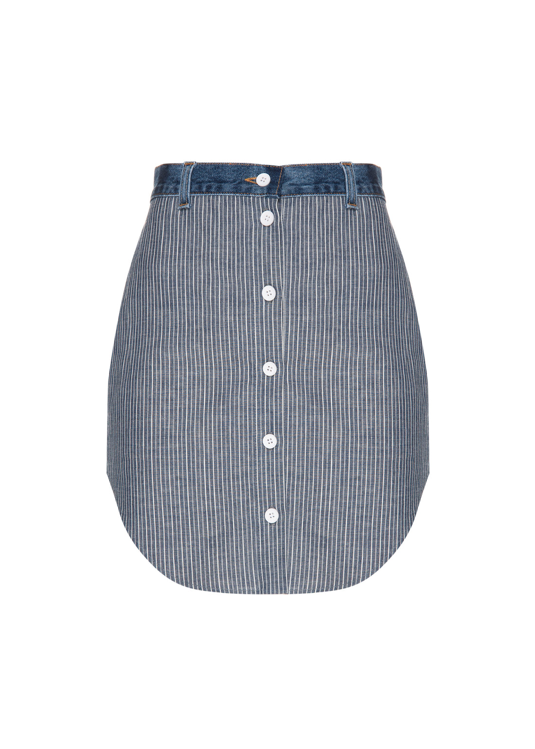 Mini skirt with Denim belt