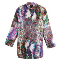 Multicolour oversize shirt