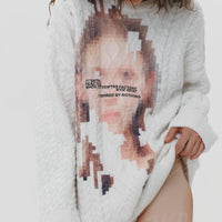 Pixel Face Sweater